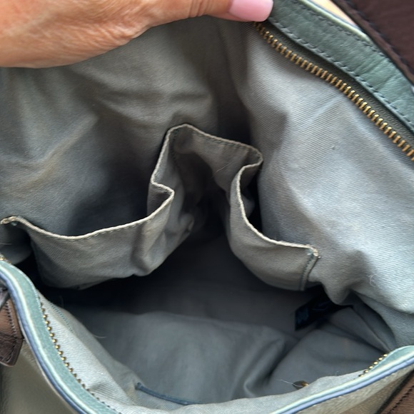 Vintage Fossil Teal Purse & Wallet - Picture 7 of 15